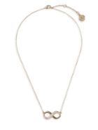 Vince Camuto Goldtone And Crystal Pave Infinity Pendant