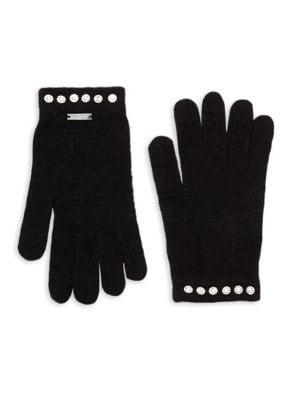 Karl Lagerfeld Paris Jewelry Box Embellished Gloves