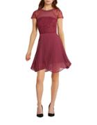 Bcbgeneration Lace Contrast Pleated Dress