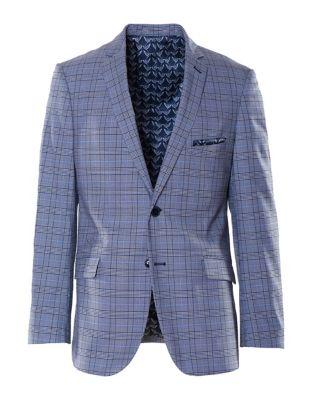 Paisley And Gray Checkered Jacket