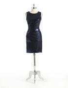 Eliza J Sleeveless Colorblock Fit-&-flare Dress