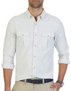 Nautica Slim-fit Double Pocket Moleskin Shirt