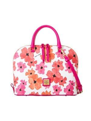 Dooney & Bourke Bloom Zip Zip Cotton Satchel