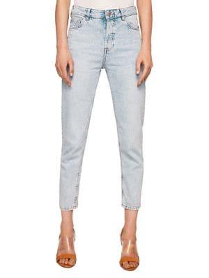Mango Mom High-waist Cropped Jeans
