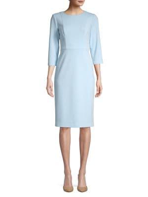 Adrianna Papell Three-quarter Sleeve Shift Dress