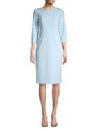 Adrianna Papell Three-quarter Sleeve Shift Dress