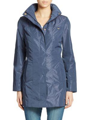 Ellen Tracy Plus Packable Rain Jacket