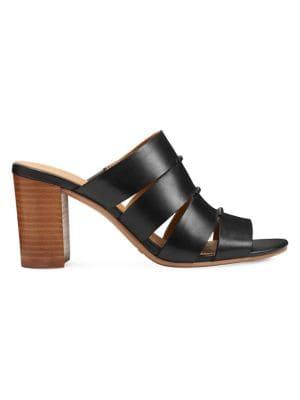Aerosoles Sky High Strappy Leather Mules