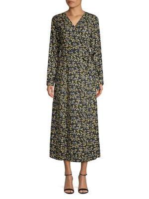 Caara Floral Wrap Dress