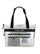 Calvin Klein Tabbie Metallic Tote