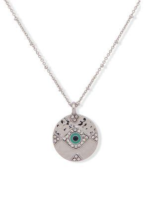 Lonna & Lilly Crystal Evil Eye Pendant Necklace