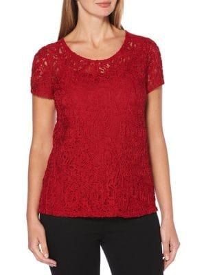 Rafaella Corded Lace Top