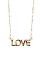 Design Lab Love Rainbow Pendant Necklace