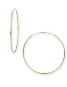 Argento Vivo 18k Goldplated Sterling Silver Endless Hoop Earrings