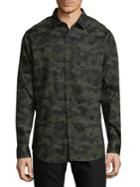 Sovereign Code Camouflage Cotton Button-down Shirt