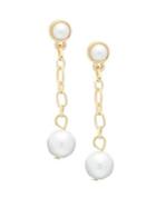 Design Lab Faux-pearl Drop Earrings