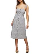 Miss Selfridge Striped Midi Camisole Dress