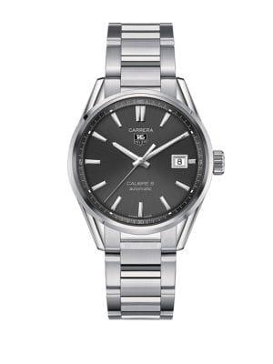 Tag Heuer Carrera Stainless Steel Bracelet Calibre 5 Watch