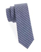 Black Brown Striped Cotton Tie