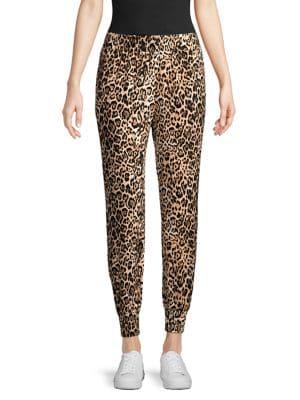 Wayf Serena Leopard-print Jogger Pants