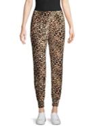 Wayf Serena Leopard-print Jogger Pants