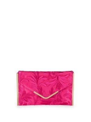 Nina Juneau Embroidered Envelope Clutch