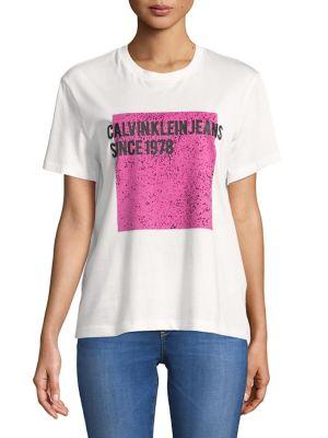 Calvin Klein Jeans Artwork Logo Cotton Tee