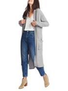 1.state Open-front Long Cardigan