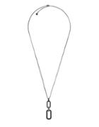 Michael Kors Brilliance Crystal And Stainless Steel Pendant Necklace