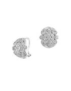 Effy Bouquet Diamond And 14k White Gold Button Stud Earrings, 1.13 Tcw