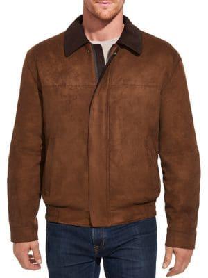 Weatherproof Faux Suede Blouson Jacket