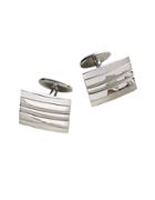 David Donahue Sterling Silver Rectangle Cuff Links