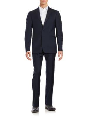 Calvin Klein 2-button Wool Suit