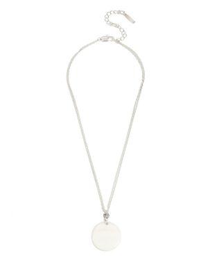 Kenneth Cole New York Power Of The Flower Mother-of-pearl And Crystal Double Chain Pendant Necklace
