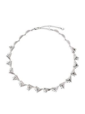 Kate Spade New York Silvertone Floral Statement Necklace