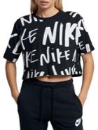Nike Cropped Graphic Cotton Tee