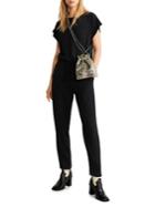 Mango Flutter-sleeve Jumpsuit