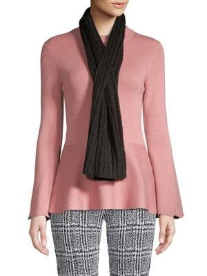 Michael Michael Kors Knitted Ribbed Scarf