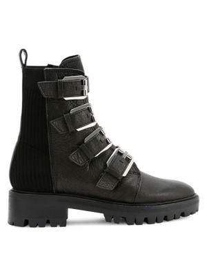 Dolce Vita Gaven Lug Leather Moto Boots