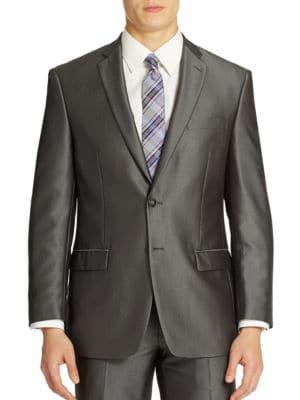 Calvin Klein 2-button Long Sleeve Jacket