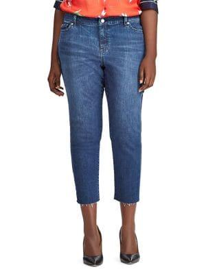 Lauren Ralph Lauren Plus Premier Straight Ankle Jeans
