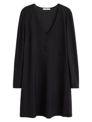 Mango Classic V-neck Shift Dress