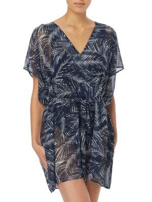 Michael Michael Kors Printed V-neck Caftan