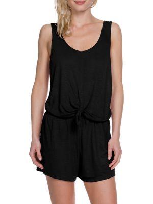 Becca By Rebecca Virtue Knot Front Romper