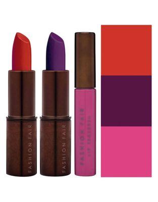 Fashion Fair Three-piece Non-drying Lipstick Set