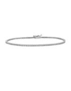 Morris & David 2.01 Tcw Diamond And 14k White Gold Bracelet
