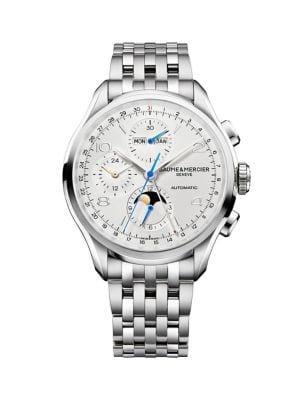 Baume & Mercier Clifton Stainless Steel Automatic Bracelet Watch