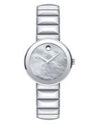 Movado Sapphire Stainless Steel Bracelet Watch