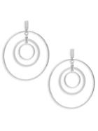 Design Lab Lord & Taylor Triple Circle Hoop Earrings