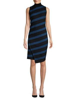 Anne Klein Striped Sheath Dress